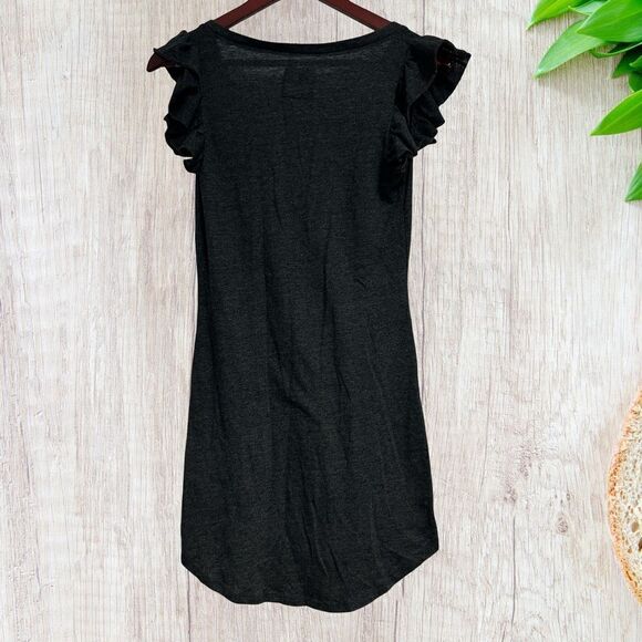 Chaser Women's Mini Dress XS Gray Casual Boho Minimalist - Picture 4 of 9